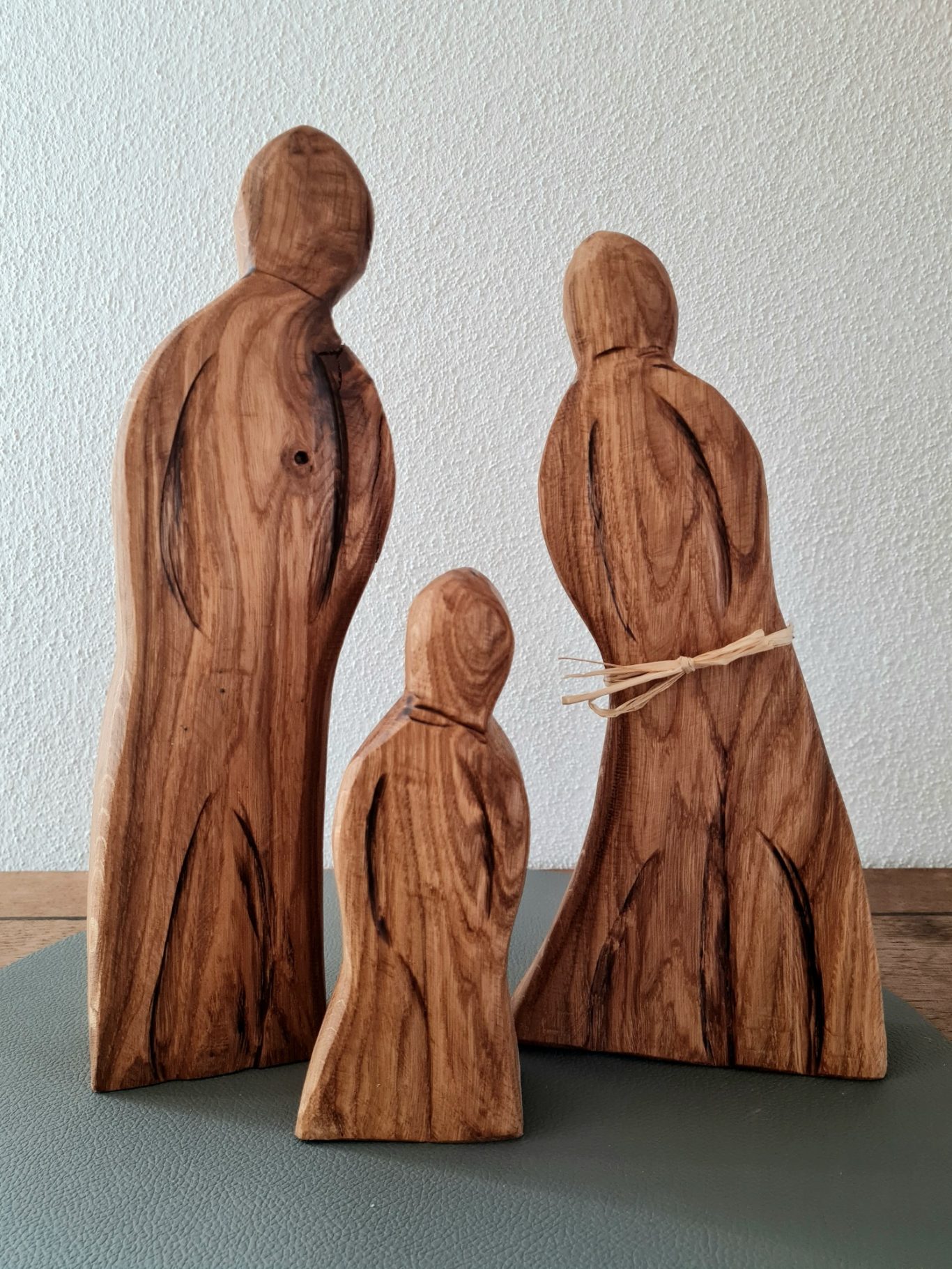 Familie, beidseitig, Eiche