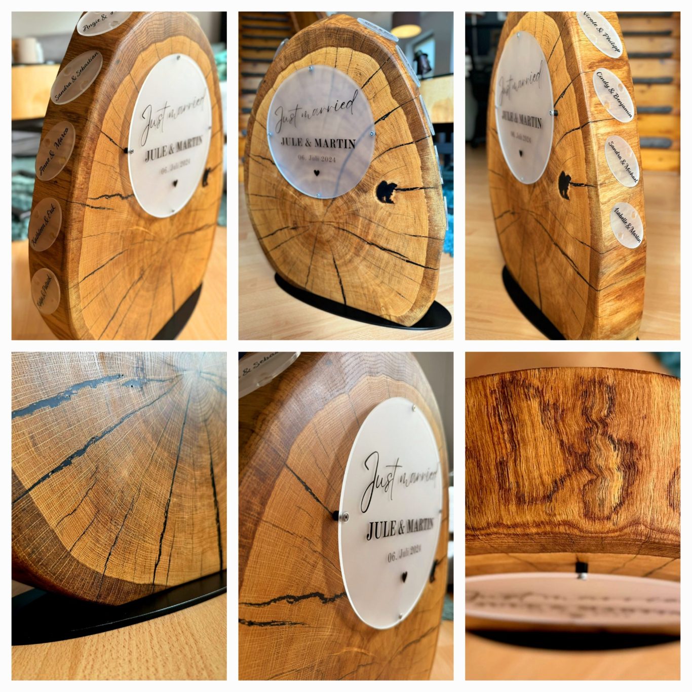 Baumscheibe Hochzeitsgeschenk