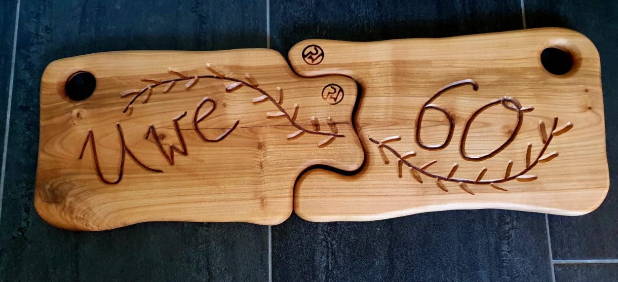 Geburtstagsbrettchen 60'